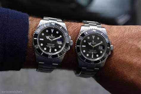 rolex submariner 40mm thickness|Rolex Submariner 40mm vs 41mm.